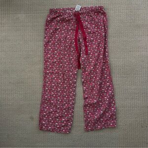 Vineyard Vines Pink Whale Christmas Pajama Pants Size Small